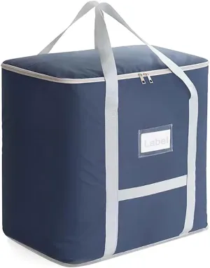 Multipurpose Extra Large Moving Duffel Storage Bags - Heavy Duty Tote for Moving, Storage, Camping and Travel