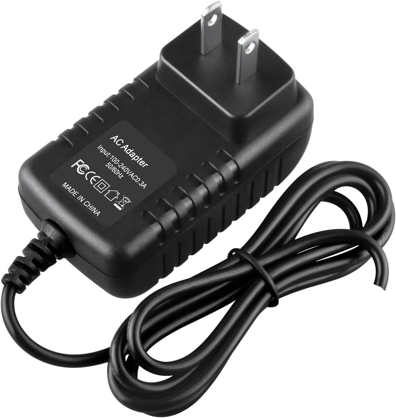 New AC/DC Adapter for Magnetic Stripe Card Stripe EasyIDea Reader Encoder Msr609 Msr705 Msr805 Msr900 Msr606 Msr605 Msr206 Msr-9 Msr905 Msr905h Msre206 9VDC Power Supply Cord Cable Charger