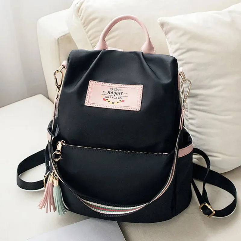 New High Quality Women's Shoulder Bag Large Capacity Oxford Cloth Bags Ladies Backpack Woman Color Tote Women Shoulder Backpacks