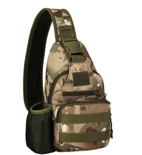 New USB Chest Bag Single Shoulder Camping Backpack