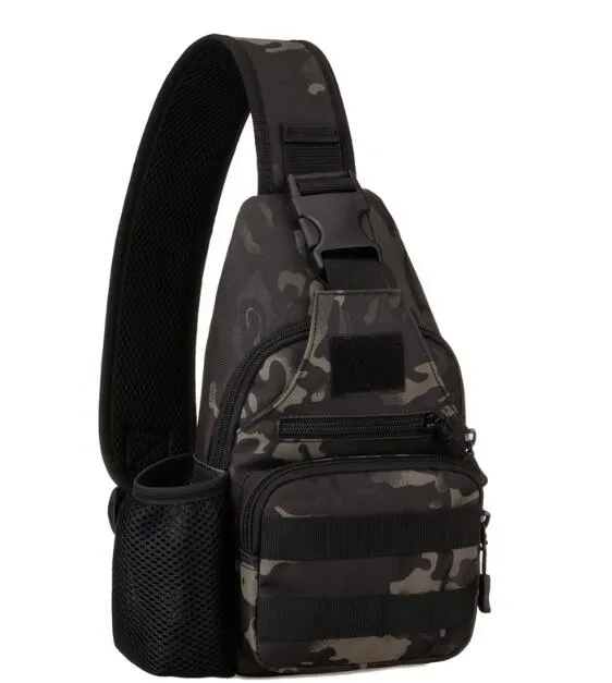 New USB Chest Bag Single Shoulder Camping Backpack