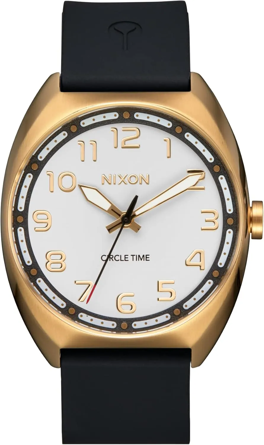NIXON Mullet A1365-100m Water Resistant Unisex Analog Fashion Watch (38mm Watch Face, 20mm Silicone Band)