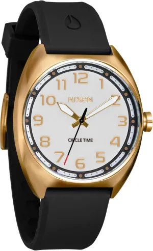 NIXON Mullet A1365-100m Water Resistant Unisex Analog Fashion Watch (38mm Watch Face, 20mm Silicone Band)