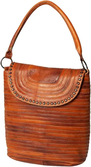 Nmbgm105F Tote Vintage Handmade Genuine Cowhide Leather Women Bag Western Handbag Purse
