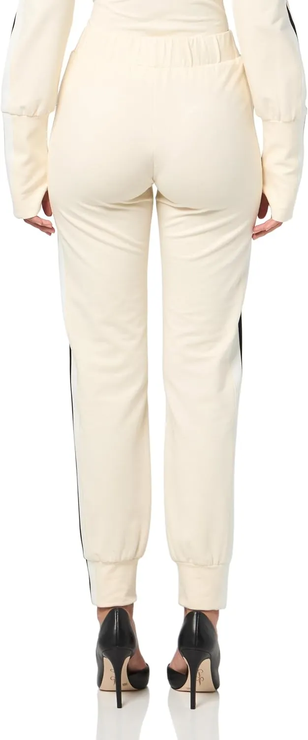 Norma Kamali Women's Side Stripe Jog Pant