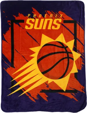 Northwest NBA Phoenix Suns Micro Raschel Throw Blanket, 46" x 60", Dimensional