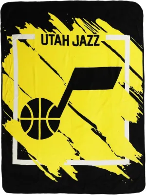 Northwest NBA Utah Jazz Micro Raschel Throw Blanket, 46" x 60", Dimensional