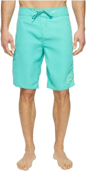 O'NEILL Men's 21 Inch Solid Boardshorts-Water Resistant Swim Trunks for Men with Quick Dry Stretch Fabric and Pockets
