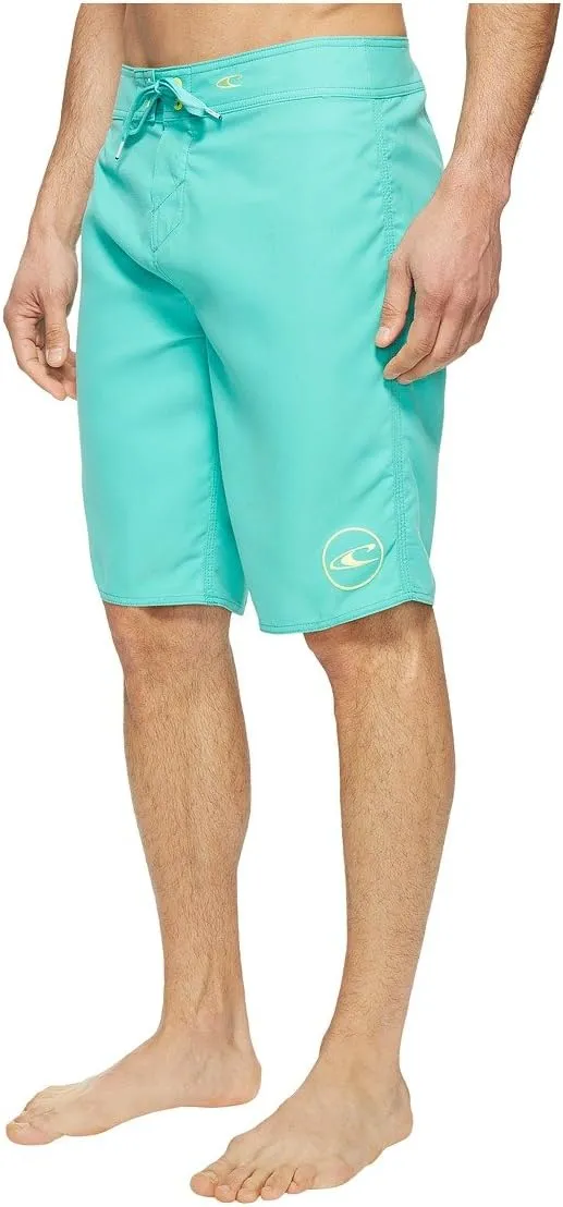 O'NEILL Men's 21 Inch Solid Boardshorts-Water Resistant Swim Trunks for Men with Quick Dry Stretch Fabric and Pockets