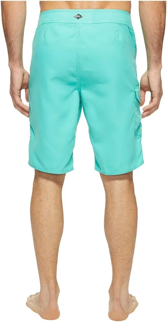 O'NEILL Men's 21 Inch Solid Boardshorts-Water Resistant Swim Trunks for Men with Quick Dry Stretch Fabric and Pockets