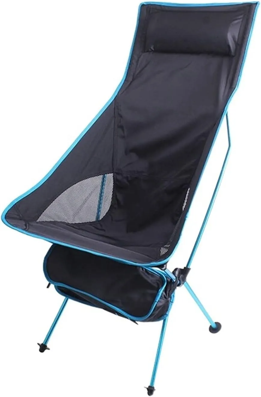 Outdoor Camping Chair Oxford Cloth Portable Folding Lengthen Seat for Fishing Festival Picnic BBQ Beach