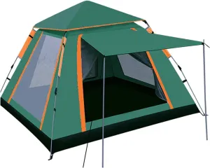 Outdoor Camping Tent Waterproof,Family Large Tents 4 Person,Easy Setup Tent Sun Shade Protection Sun Shelter