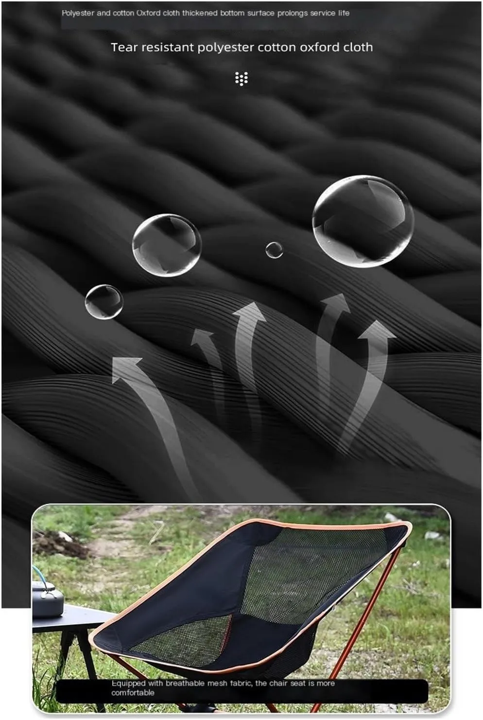 Outdoor Folding Chair Ultra-Light Portable Fishing Beach Camping Backrest Self-Driving Sketching Chair