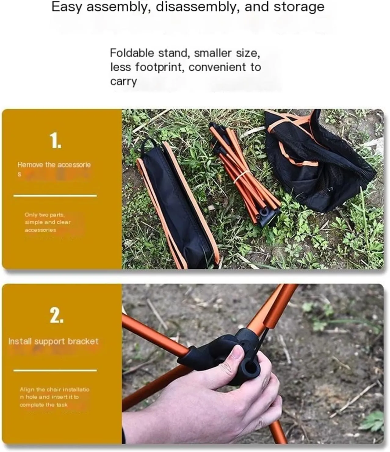 Outdoor Folding Chair Ultra-Light Portable Fishing Beach Camping Backrest Self-Driving Sketching Chair