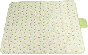 Outdoor Picnic Mat Blanket Waterproof Sand Beach Mat Thicken Oxford Cloth Foldable Camping Blankets for Traveling Open Air Concerts 78.7x59.1in(150x200cm / 59.1x78.7in-Leaf Style (Oxford Cloth))