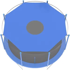 Outdoor Trampolines Shade Cover Playground Anti-UV Sun-Protection Trampolines Canopy Trampoline Accessories, Easy to Install