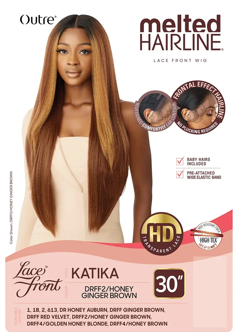 Outre Lace Front Wig - Melted Hairline – KATIKA (DRFF4/HONEY BROWN)