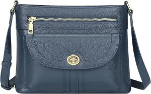 Over Earth Genuine Leather Crossbody Bags for Women Trendy Purses and Ladies Shoulder Handbags