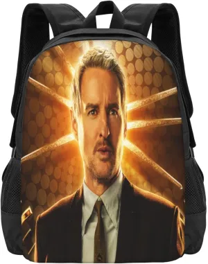 Owen Actor Wilson Backpack Laptop Computer Backpacks Travel Bag Double Shoulder Daypack for Work Hiking 15.6 Inch