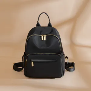 Oxford Cloth Contrast Color Minimalist Female Commuter High Sense Backpacks