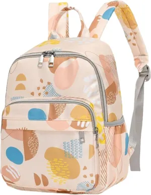 Oxford Cloth Diaper Bag Backpack for Women Large Capacity with Insulated Pockets (B)
