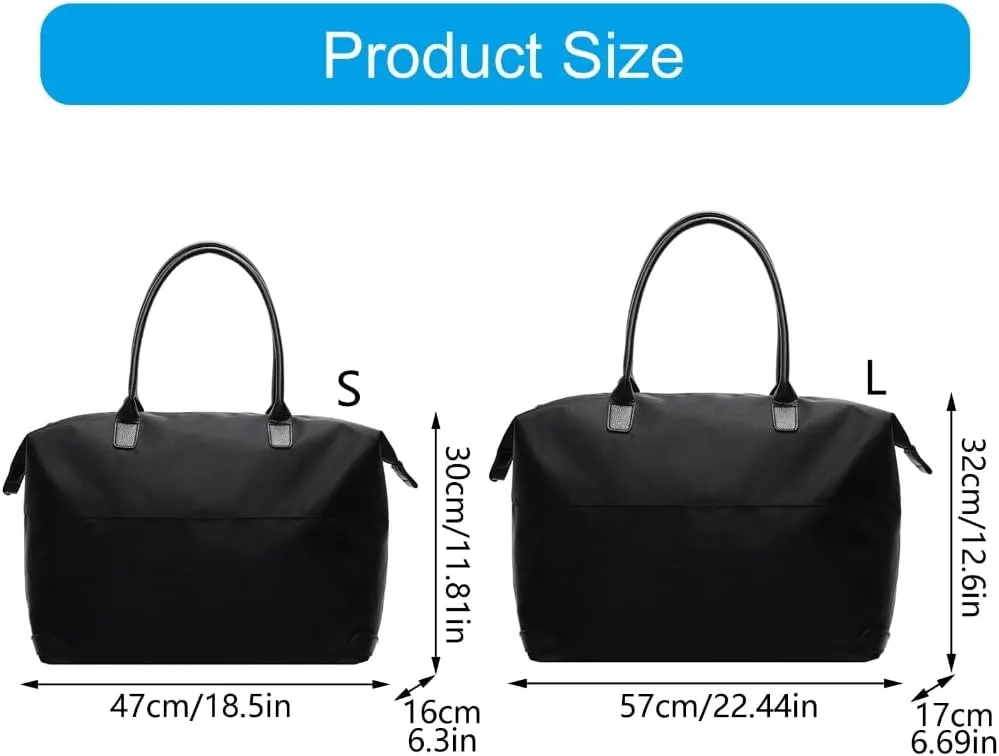 Oxford Cloth Gym Bag Weekender Travel Duffle Bag Large Capacity Hand Luggage Bag