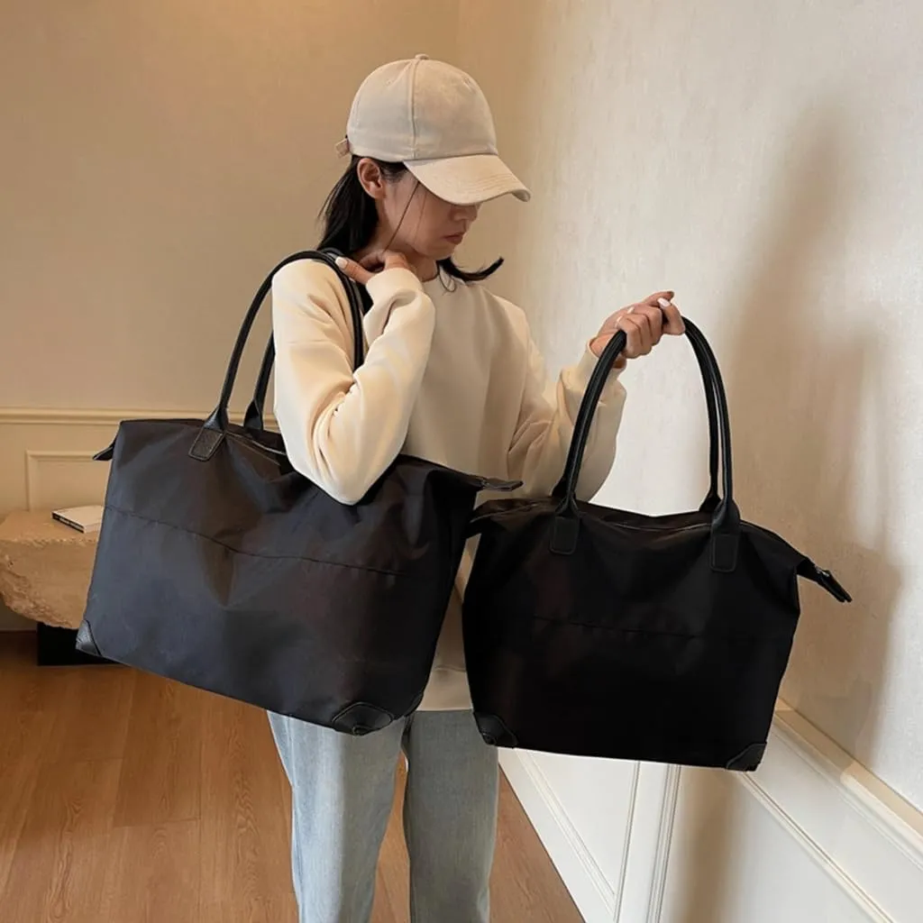 Oxford Cloth Gym Bag Weekender Travel Duffle Bag Large Capacity Hand Luggage Bag