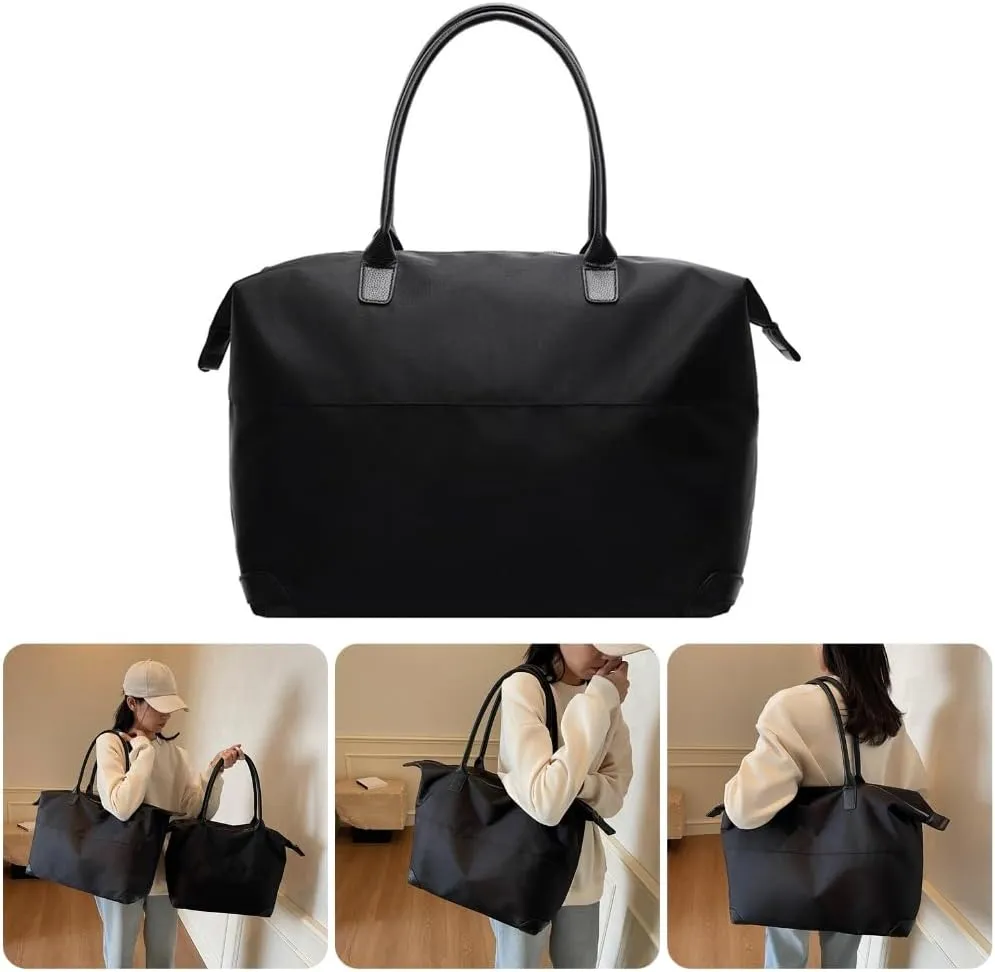 Oxford Cloth Gym Bag Weekender Travel Duffle Bag Large Capacity Hand Luggage Bag