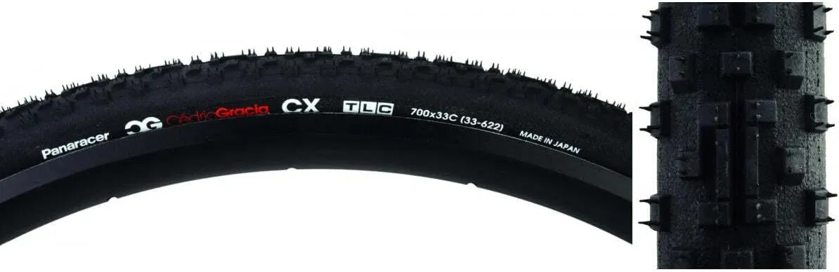 panaracer Cedric Gracia CX Tire - 700x33c, Tubeless, Folding, Black