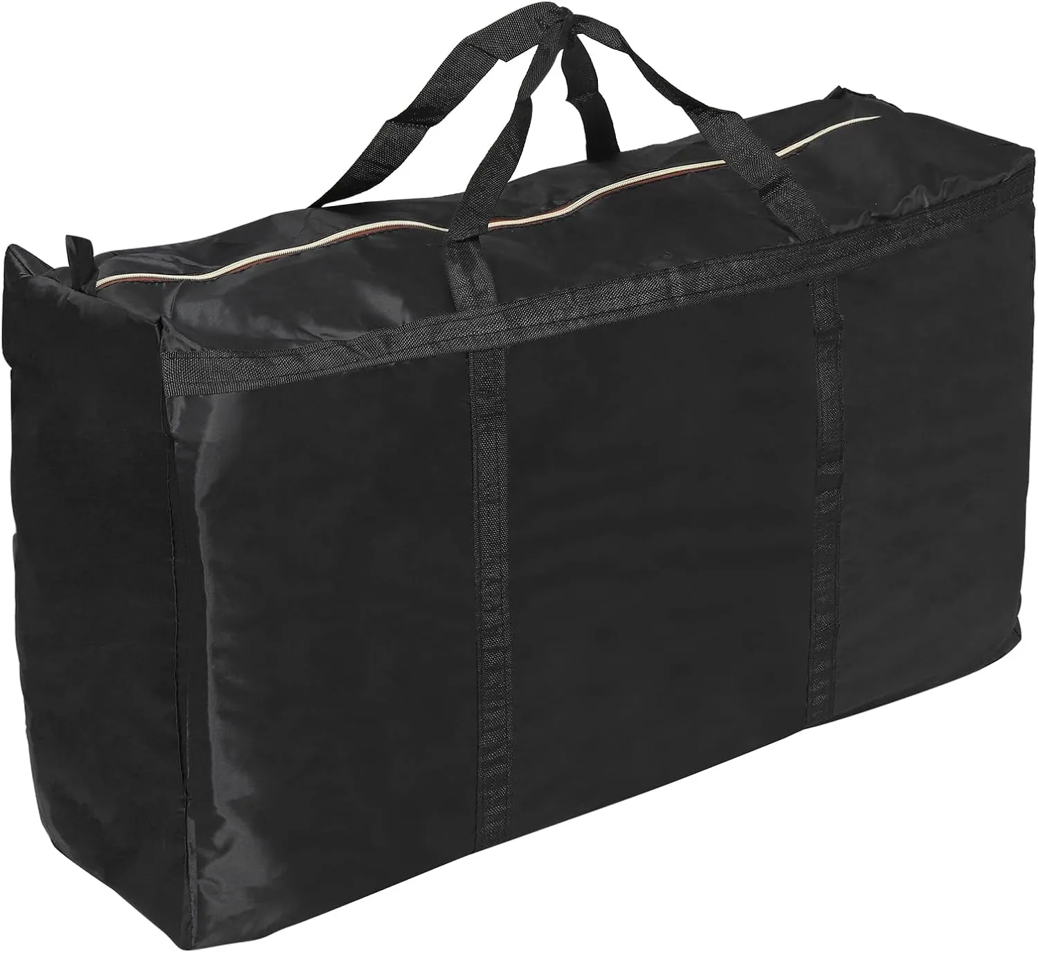 PATIKIL 38" Extra Large Moving Bag for Travel, 210D Oxford Waterproof Storage Bag with Double Zippers Duffle Bag for Storage Packing Home Traveling Camping, Black (38"x11"x23")