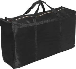 PATIKIL 38" Extra Large Moving Bag for Travel, 210D Oxford Waterproof Storage Bag with Double Zippers Duffle Bag for Storage Packing Home Traveling Camping, Black (38"x11"x23")