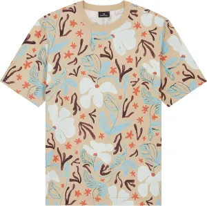 Paul Smith Ps Mens Ss T Shirt Sea Floral