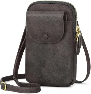 Peacocktion Small Crossbody Bags for Women, Cell Phone Bag Wallet Purses with Card Slots Adjustable Strap Zipper