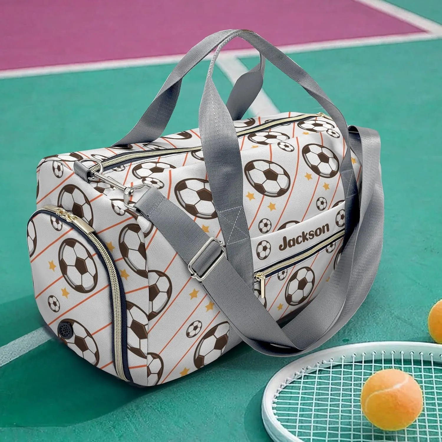 Personalized Gift Duffel Bag Soccer Travel in Style: Trendy Bags for Sport and Leisure