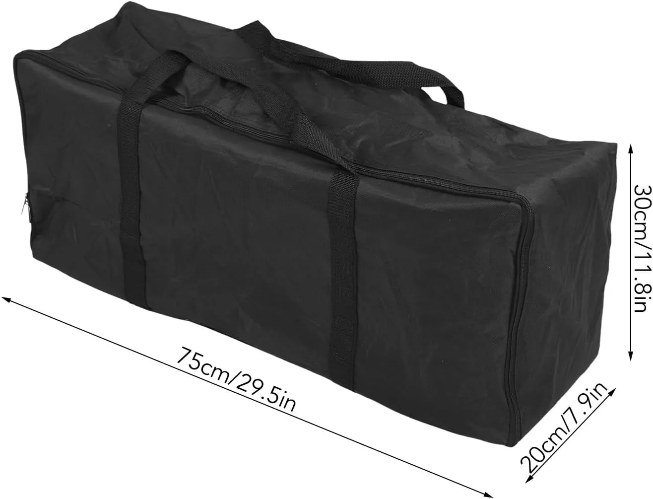 Photography Studio Lighting Equipment Bag Portable Oxford Cloth Travel Duffel Bag for Tripods, Light Stands, Monopods, Studio Lights, 105CM/41.33IN Carrying Case (75 * 20 * 30cm)