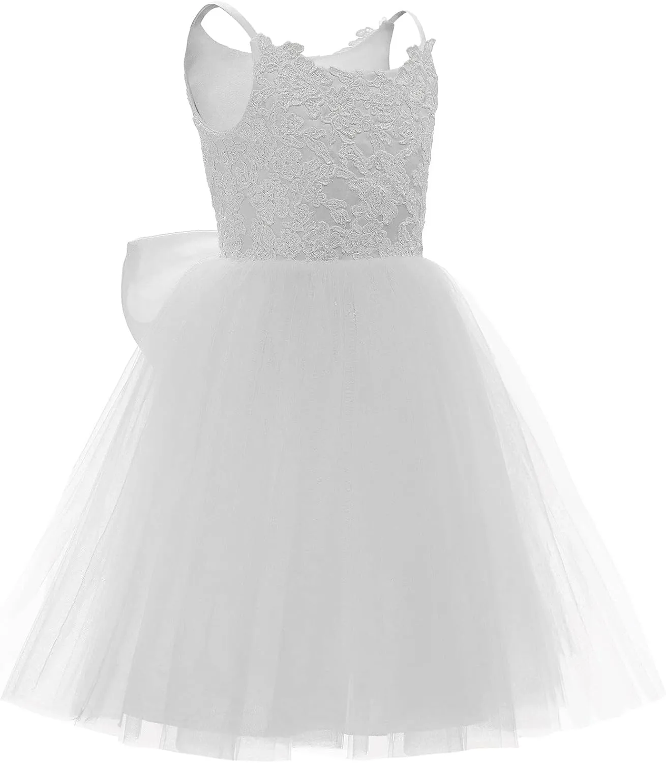PLwedding Flower Girls Lace Tulle Ball Gowns First Communion Dresses