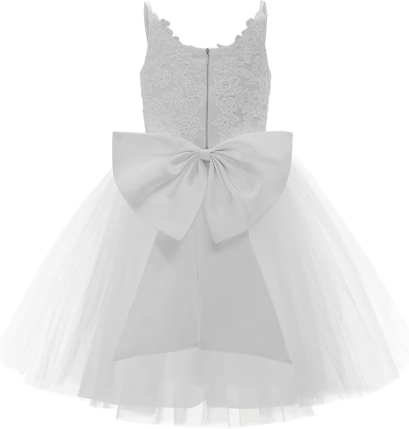 PLwedding Flower Girls Lace Tulle Ball Gowns First Communion Dresses