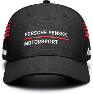 Porsche Penske Motorsport Team Hat - Black - One Size Fits Most