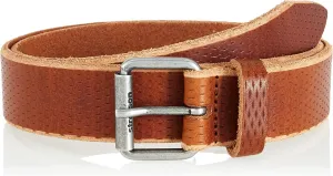 Premium Men's 3212 Belt, Cognac, 120, Cognac, 120