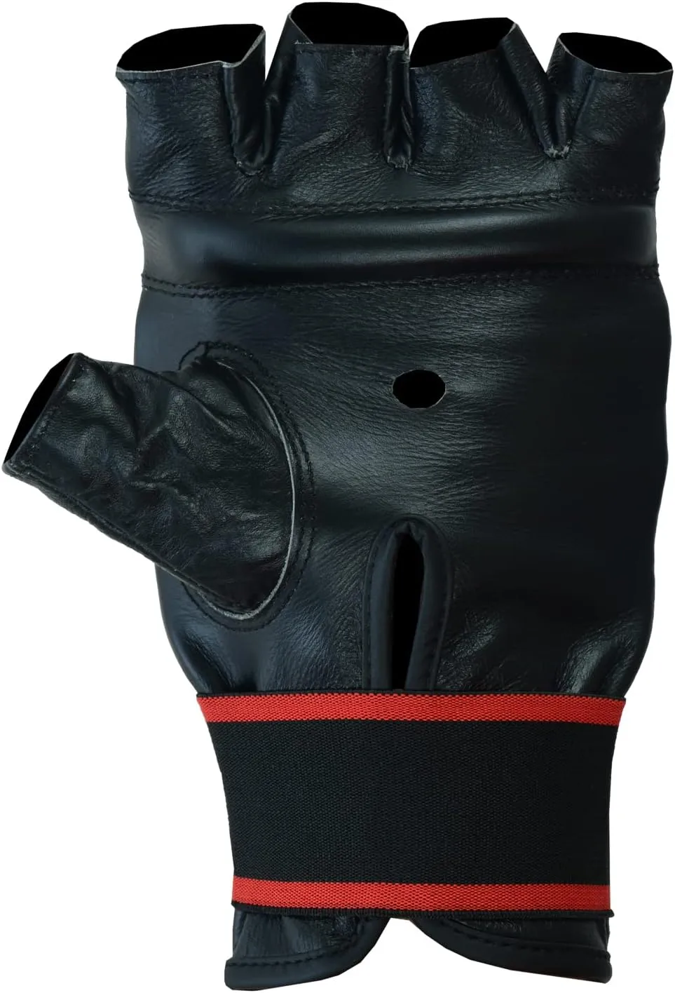 Pro Adults Deluxe Leather Ultimate Finger Less Bag Gloves