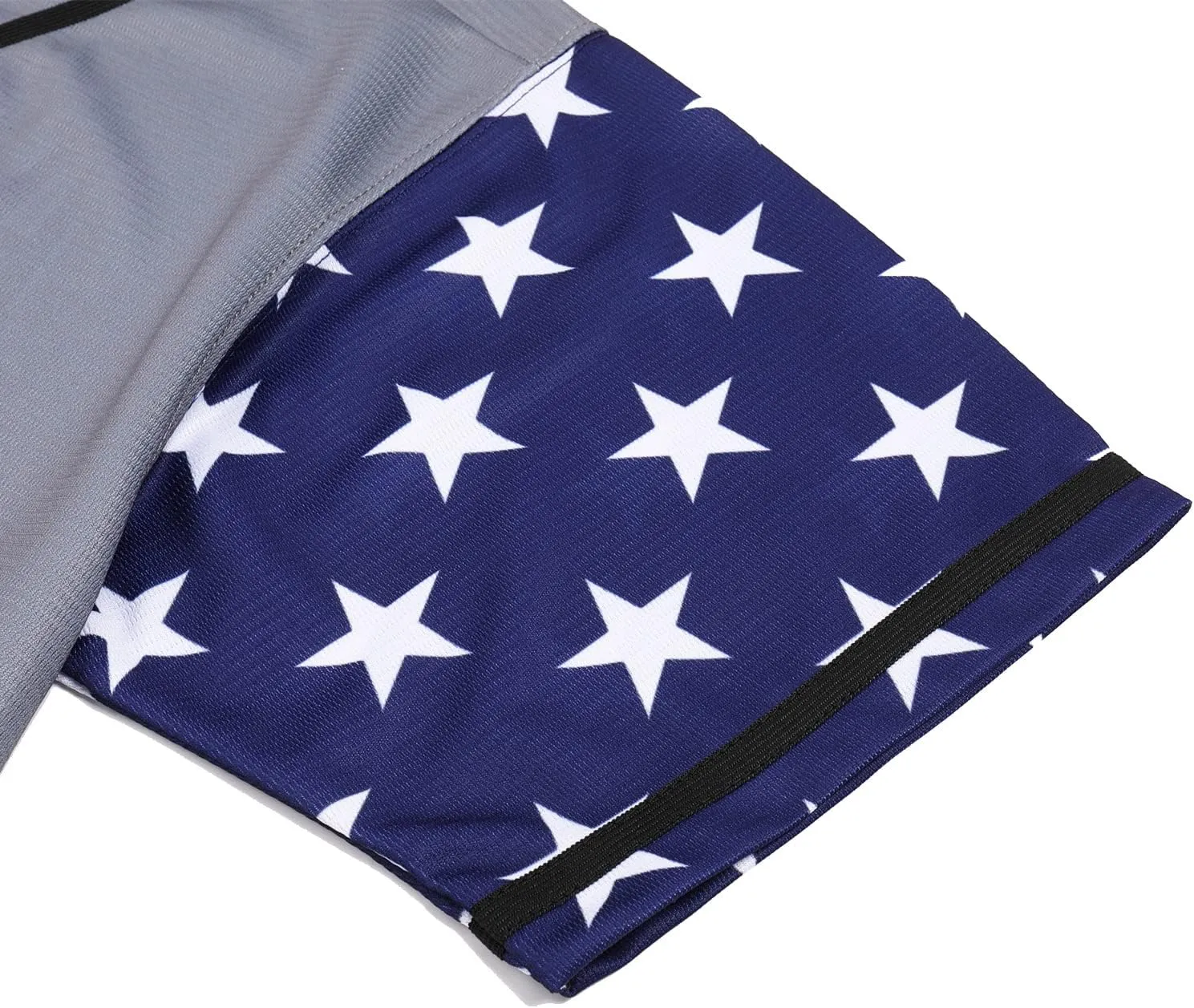 Pullonsy Adult American Flag Patriotic Baseball Jerseys Style Shirts for Men USA Eagle Outfits