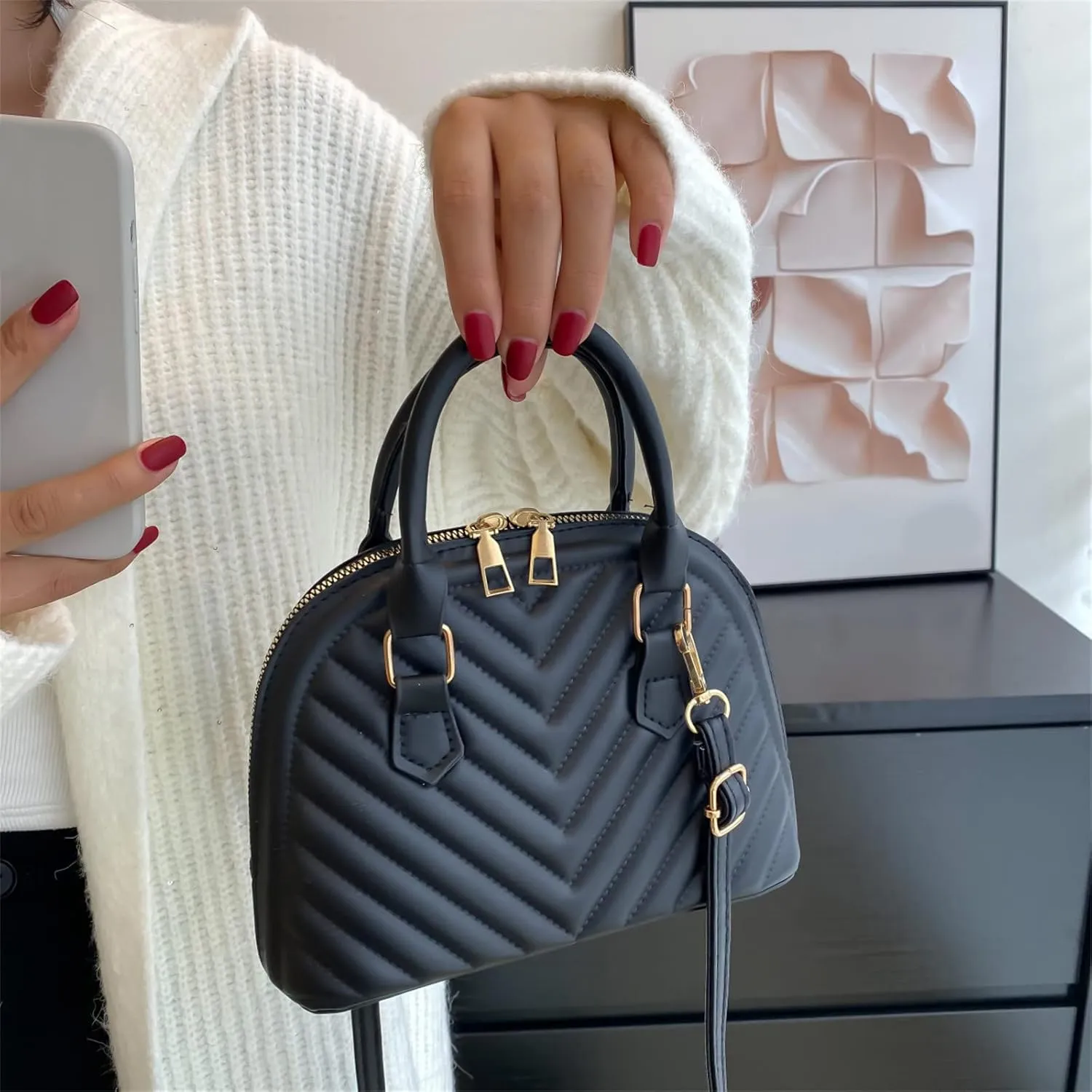 Purses for Women Pocketbooks Soft Pu Leather Ladies Crossbody Purse Multi Pocket Shoulder Bag Shoulder Bag 20, B4/