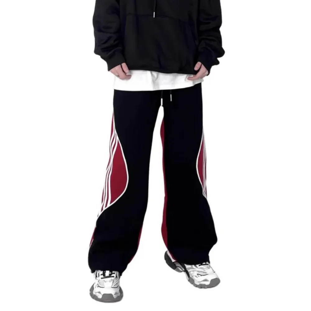 "Urban Hip Hop Drawstring Stripe" Sweatpants