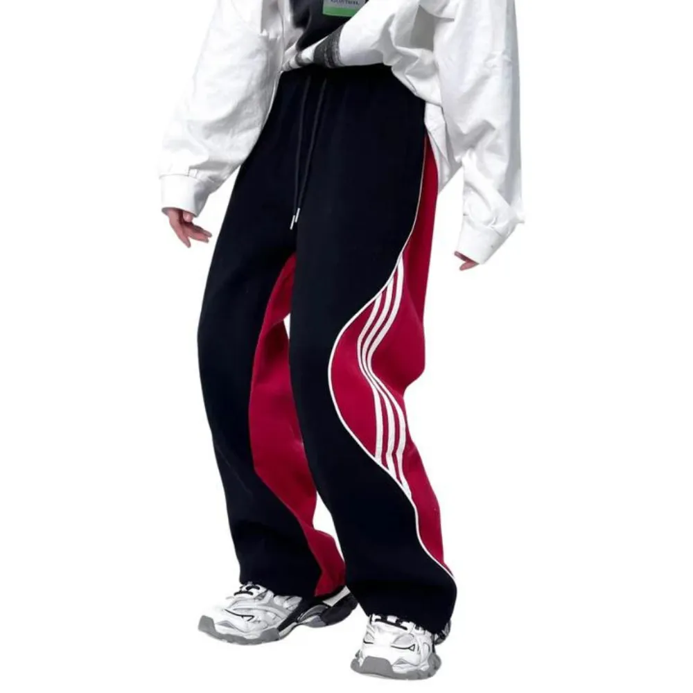 "Urban Hip Hop Drawstring Stripe" Sweatpants
