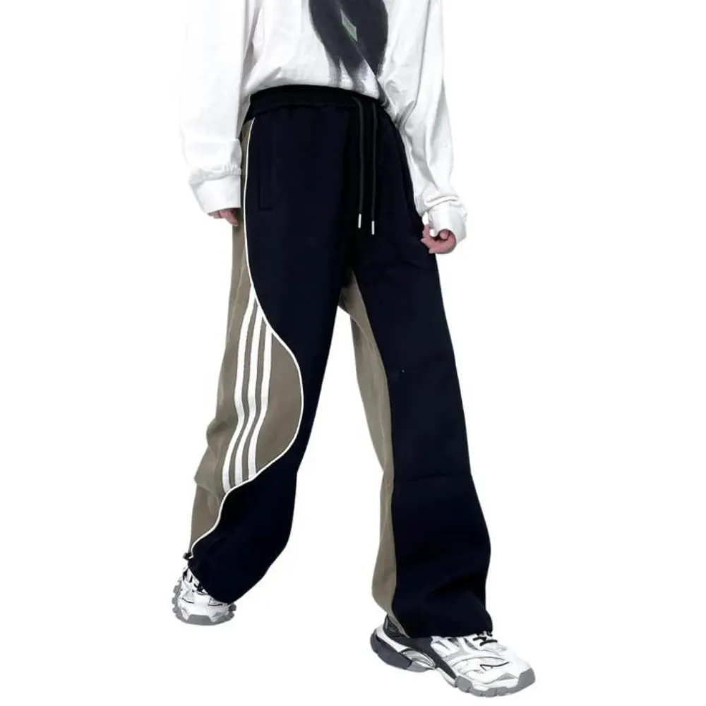 "Urban Hip Hop Drawstring Stripe" Sweatpants