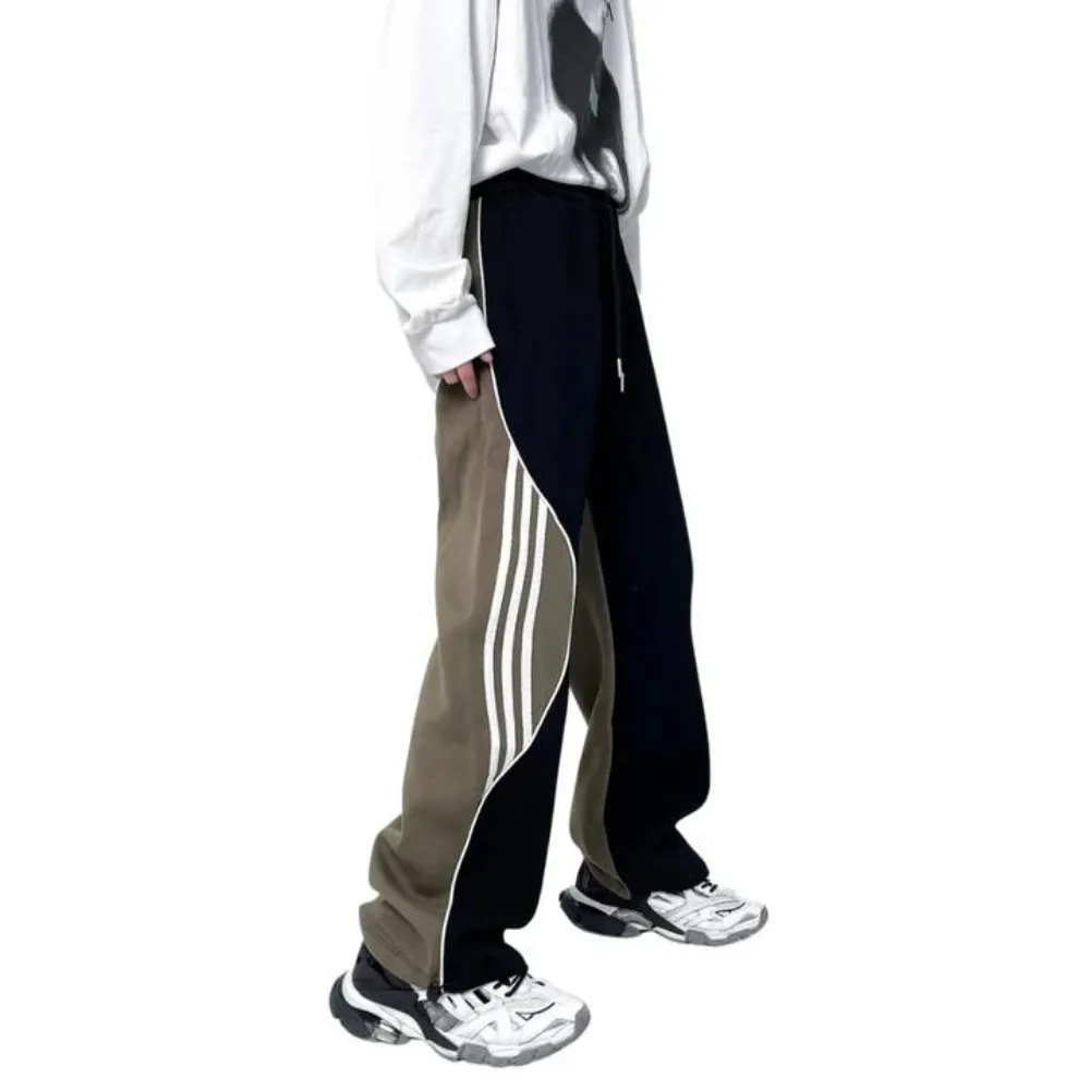 "Urban Hip Hop Drawstring Stripe" Sweatpants