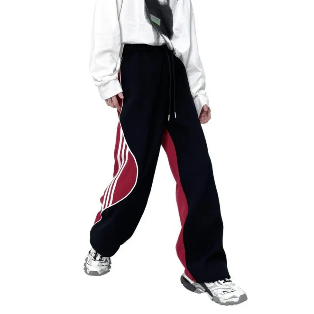 "Urban Hip Hop Drawstring Stripe" Sweatpants