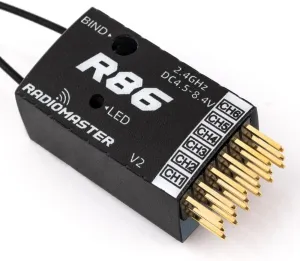 Radiomaster R86 V2 6ch SFHSS Compatible PWM Receiver