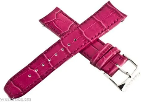 RAYMOND WEIL Genuine 20mm Pink Leather Watch Band Strap