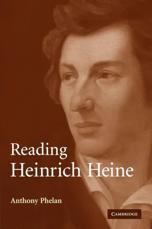 Reading Heinrich Heine (Cambridge Studies in German) 1st Edition
